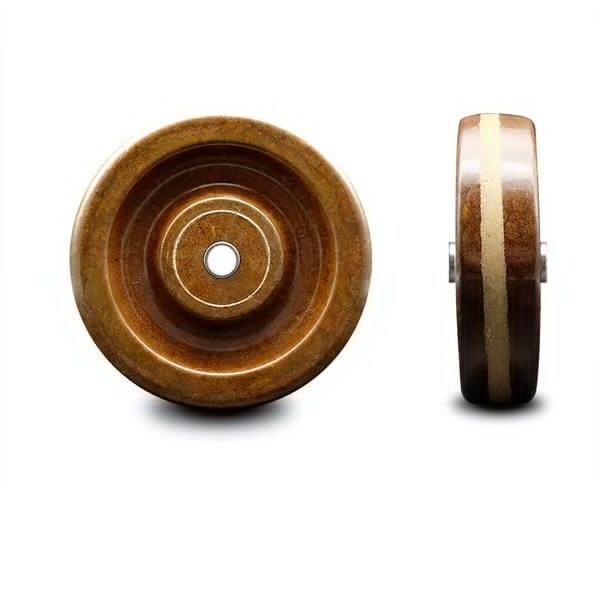 SCC - 5" High Temp Phenolic Wheel Only - 3/8" Bore - 400 lbs Capacity, Service Caster, Mfr#: SCC-PHSHT515-38