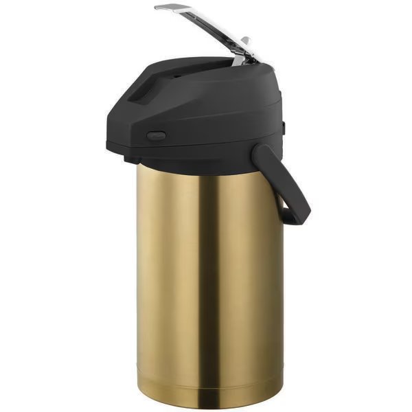 Airpot with Lever Lid, 3L Stainless Steel Lined, Vintage Gold, Service Ideas, Mfr#: CTAL30BLVG