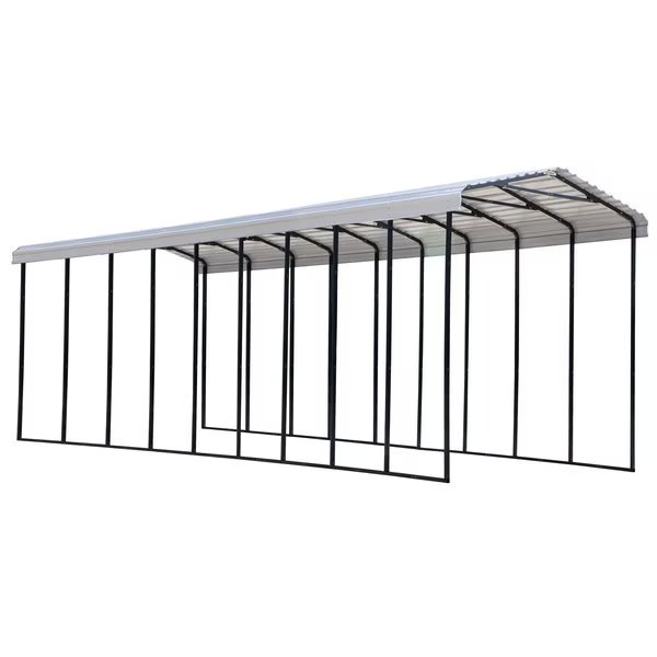 Arrow Carport, 14x42x14, Eggshell, Arrow Storage Products, Mfr#: CPH144214