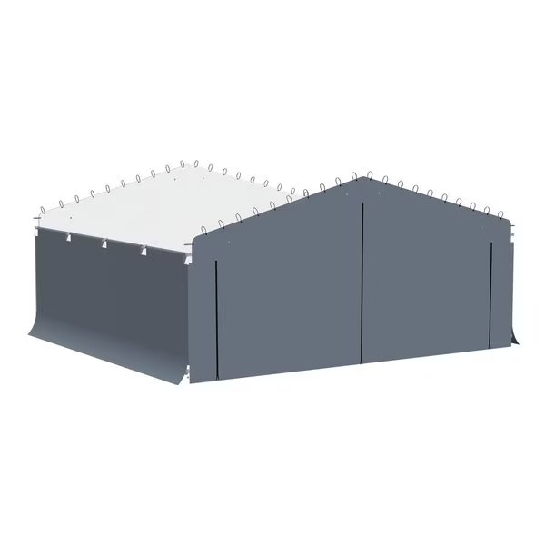 Enclosure Kit for Arrow Carport, 20 ft. x 20 ft. Gray, Shelterlogic, Mfr#: 10183