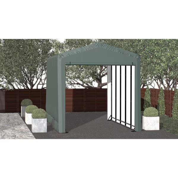 ShelterTube Wind and Snow-Load Rated Garage, 14x23x16 Green, Shelterlogic, Mfr#: SQAACC0104C01402316
