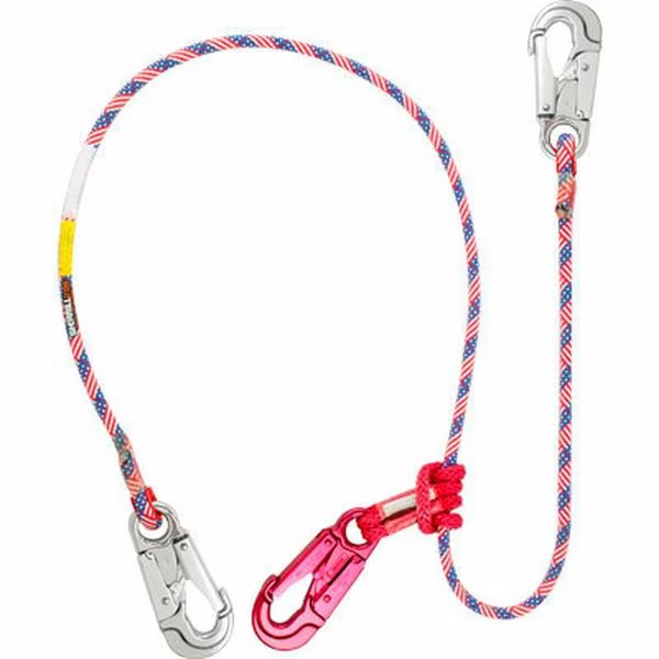 Star Spangled Lanyard w/Tenex Prusik 7/16 in. x 10 ft., Rope Logic, Mfr#: 33976
