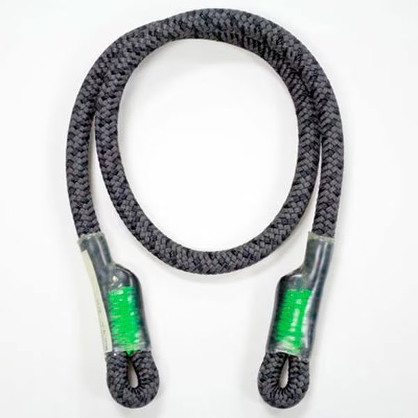 Bee-Line Black 3/8 in. (10mm) x 30 in. G-spliced Eye & Eye Prusik Cord, Rope Logic, Mfr#: 34155