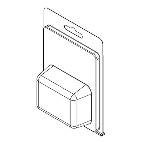 Thermoform-CLAMSHELL-#176-5.687-4.062-1.938-2.625-1.063-0.015-CLEAR, 500PK, Visipak, Mfr#: 176TF