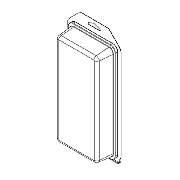 Thermoform-CLAMSHELL-#500-10.938-5.250-9.000-4.000-1.500-0.015-CLEAR, 350PK, Visipak, Mfr#: 500TF