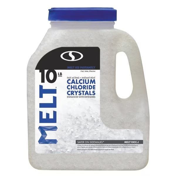 Calcium Chloride Crystals Ice Melt, 10lb., Snow Joe, Mfr#: MELT10CC-J