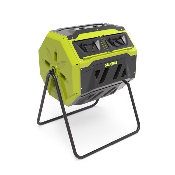 Dual Sliding Chamber, All-Season, OD Tumbling Composter, 42 Gal, Sun Joe, Mfr#: SJ-CMPS1