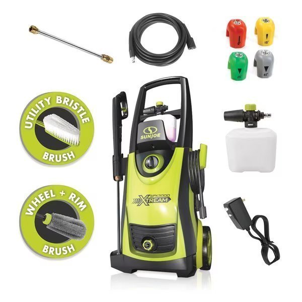 Sun Joe SPX3000XT1 XTREAM Clean Electric Pressure Washer, Snow Joe, Mfr#: SPX3000-XT1