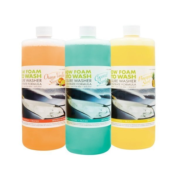 3-Pack Pressure Washer Auto Snow Foam Trio | Pineapple | Orange-Vanilla | Coconut, Sun Joe, Mfr#: SPX-AW3Q