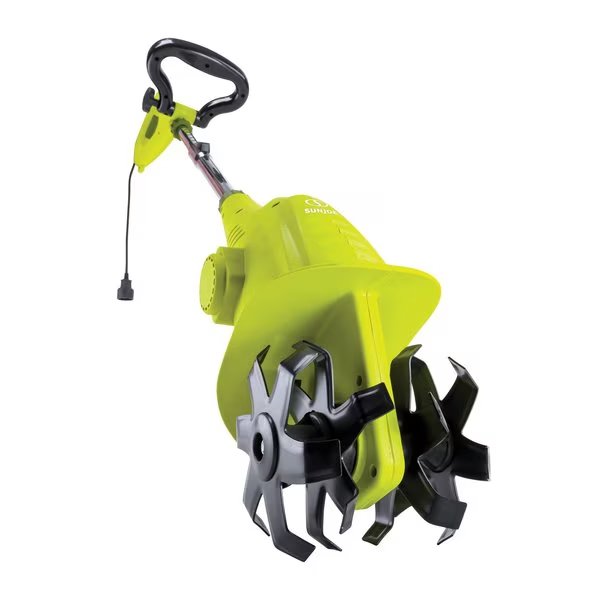 Electric Garden Cultivator | 6.3-Inch | 2.5 Amp | Green, Sun Joe, Mfr#: TJ599E