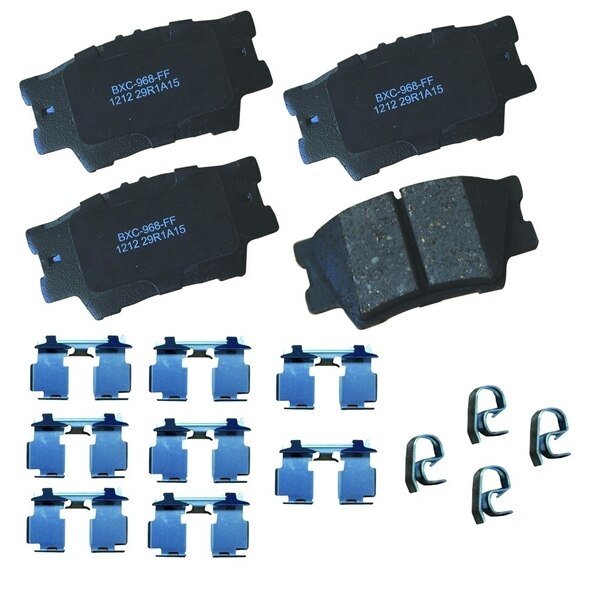 STOP Ceramic Disc Brake Pad - Rear, SBC1212, Stop By Bendix, Mfr#: SBC1212