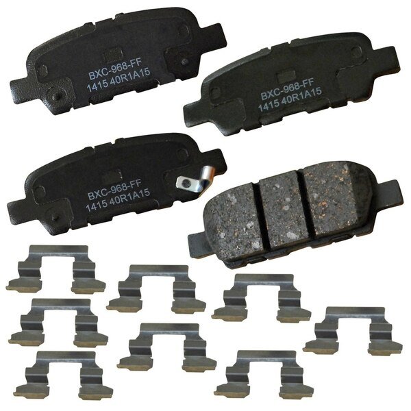 STOP Ceramic Disc Brake Pad - Rear, SBC1415, Stop By Bendix, Mfr#: SBC1415