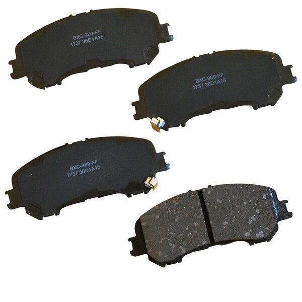 STOP Ceramic Disc Brake Pad - Front, SBC1737, Stop By Bendix, Mfr#: SBC1737