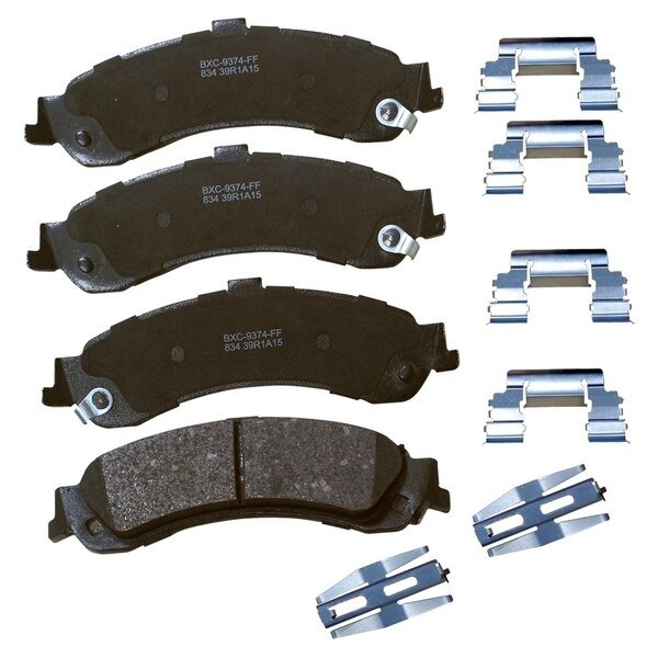 STOP Ceramic Disc Brake Pad - Rear, SBC834, Stop By Bendix, Mfr#: SBC834