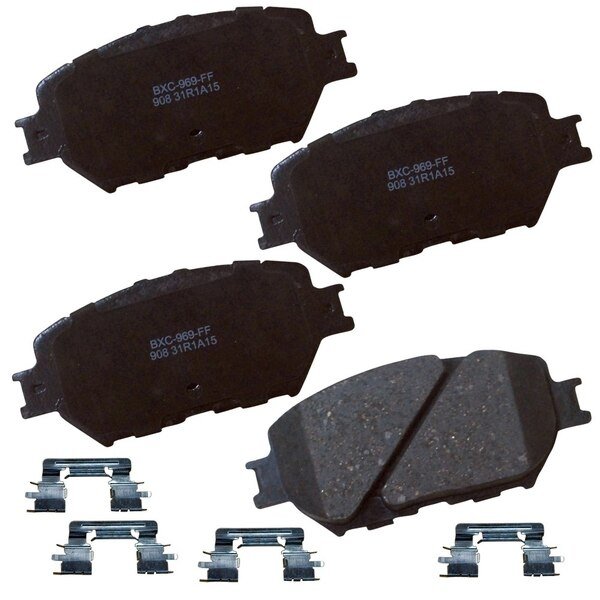 STOP Ceramic Disc Brake Pad - Front, SBC908, Stop By Bendix, Mfr#: SBC908