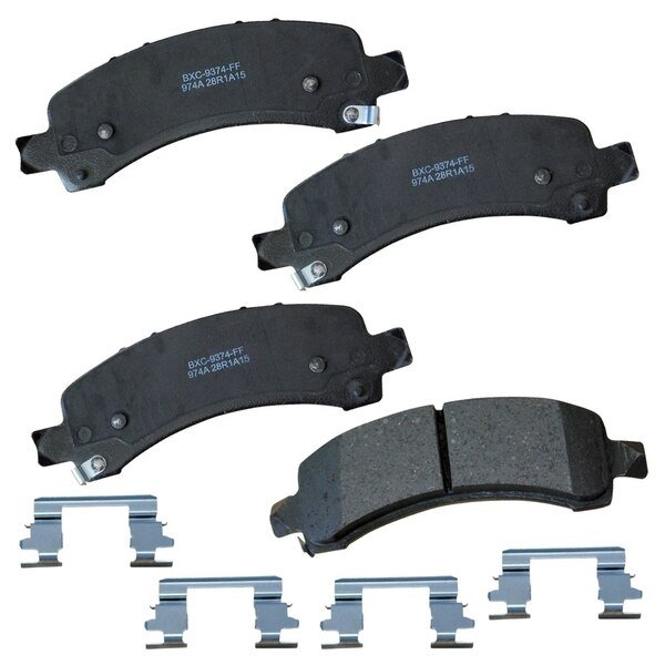 STOP Ceramic Disc Brake Pad - Rear, SBC974A, Stop By Bendix, Mfr#: SBC974A