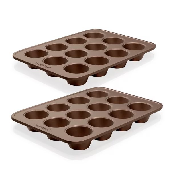 Muffin Pan Of 2Pc Set, Nutrichef, Mfr#: NC2TRCP3