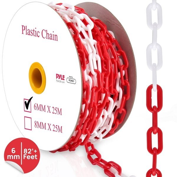 6Mm Plastic Chain (Re&White Color ), Pyle, Mfr#: PCHN31