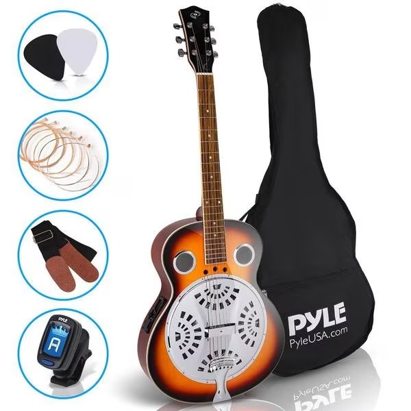 Resonator Guitar, Pyle, Mfr#: PGA500BR