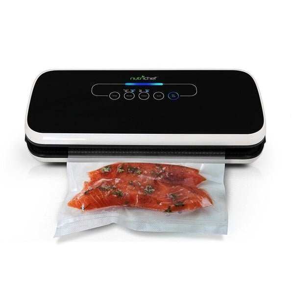 Vacuum Sealer With Wine Stopper Black, Nutrichef, Mfr#: PKVS18BK