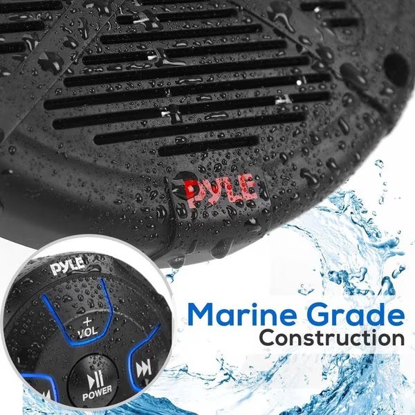 Dual 6.5" ¥ Marine Speaker Kit, Pyle, Mfr#: PLMRKT8