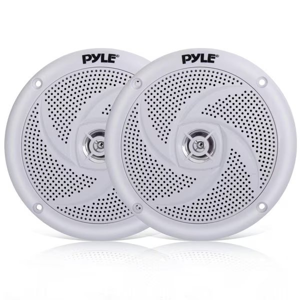 5.25" Marine Speaker Pair, PLMRS5W, Pyle, Mfr#: PLMRS5W