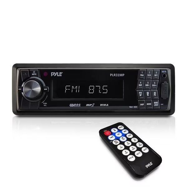 Am/Fm-Mpx In-Dash Detachable Face Radio W/Sd/Mmc/Usb Player, Pyle, Mfr#: PLR31MP