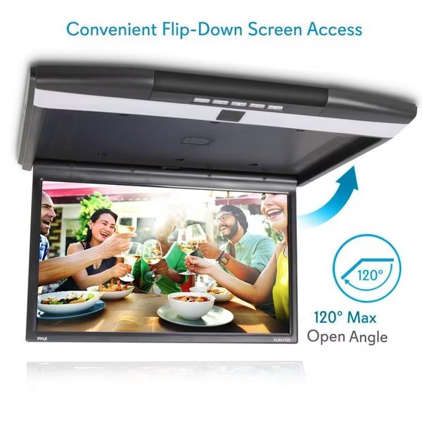 Car Flip Down Monitor With Mp5, Pyle, Mfr#: PLRV1725