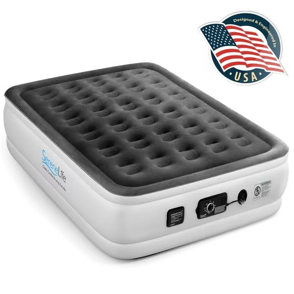 18Full Raised Airbed, Serenelife, Mfr#: SLABFL60