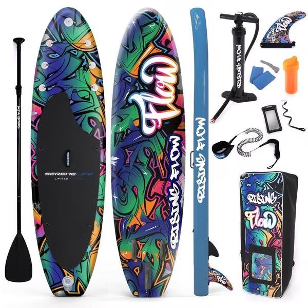Single-Layer Standup Paddle Board With A, Serenelife, Mfr#: SLSUPB636