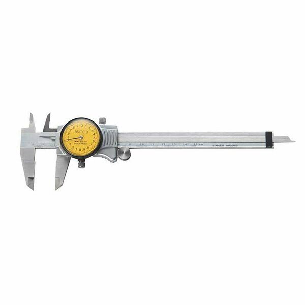 Aluminum Housing 0-6 x 0.001" Asimeto Dial Caliper, Asimeto, Mfr#: 7304065