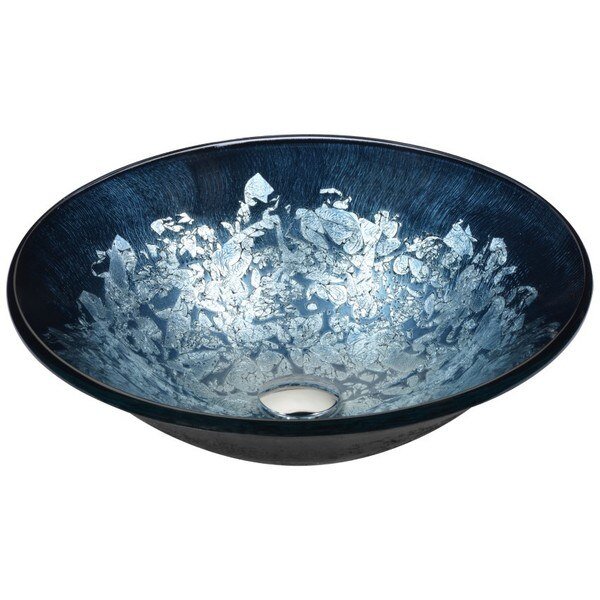 Chrona Vessel Sink in Silver Burst, Anzzi, Mfr#: LS-AZ212