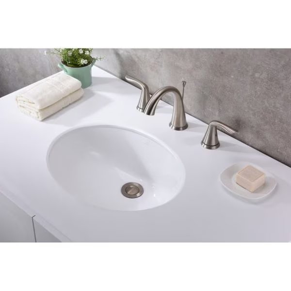 Rhodes 21.5" Ceramic Undermount Sink Basin in White, Anzzi, Mfr#: LS-AZ109