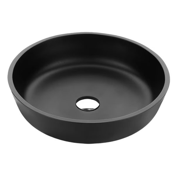 Allegro Round Glass Vessel Bathroom Sink, Anzzi, Mfr#: LS-AZ907MB