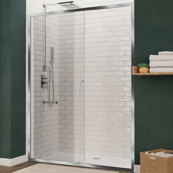 Halberd 60" x 72" Framed Polished Chrome TSUNAMI GUARD Shower Door, Anzzi, Mfr#: SD-AZ052-02CH