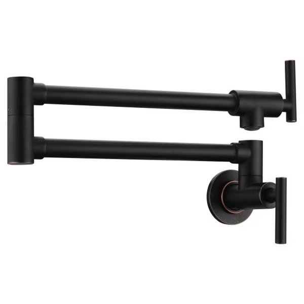 Braccia 24" Wall Mounted Pot Filler in Oil Rubbed Bronze, Anzzi, Mfr#: KF-AZ258ORB