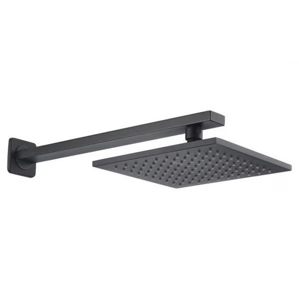 Mezzo 1-Handle 1-Spray Tub and Shower Faucet in Matte Black, Anzzi, Mfr#: SH-AZ037MK