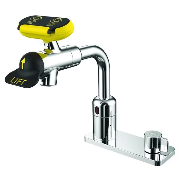 Eyesaver SEF-18207 AC Powered Sensor Eyewash Faucet W/ Manual Override, Speakman, Mfr#: SEF-18207