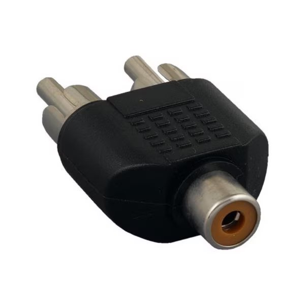 2x pcs of RCA Mono Female to 2 RCA Mono Male Splitter Adapter, Sanoxy, Mfr#: CBL-LDR-RC201-1300