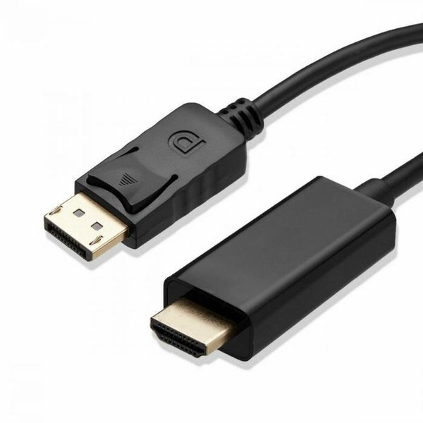 Display Port DP to HDMI Cable Adapter Converter Audio Video PC HDTV 1080P 60Hz 6FT, Sanoxy, Mfr#: SANOXY-CABLE130