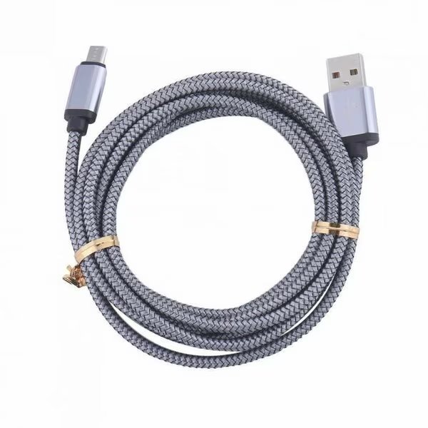 1M / 3FT Micro USB Fast Charger Data Sync Cable Cord Silver, Sanoxy, Mfr#: SANOXY-CABLE18