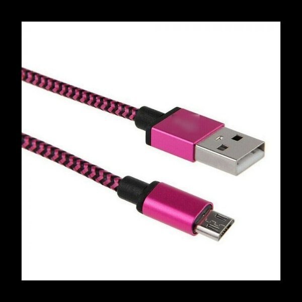 2M / 6FT Micro USB Fast Charger Data Sync Cable Cord Pink, Sanoxy, Mfr#: SANOXY-CABLE19