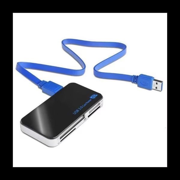 USB 3.0 8-in-1 Compact Flash Multi Card Reader CF Adapter Micro SD MS XD 5Gbps, Sanoxy, Mfr#: SANOXY-HUB7