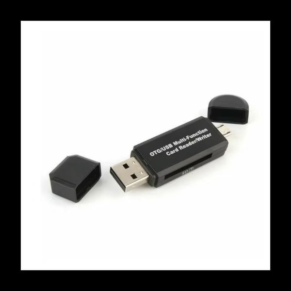 Micro USB OTG to USB 2.0 Adapter SD/Micro SD Card Reader With Standard USB Male, Sanoxy, Mfr#: SANOXY-KEYBOARD8