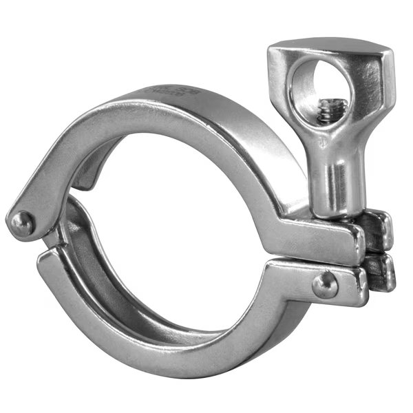1" & 1-1/2" Tri-Clamp, Single Pin w/Rocket Wing Nut - 316SS, Steel & Obrien, Mfr#: 13MHHM-1-316