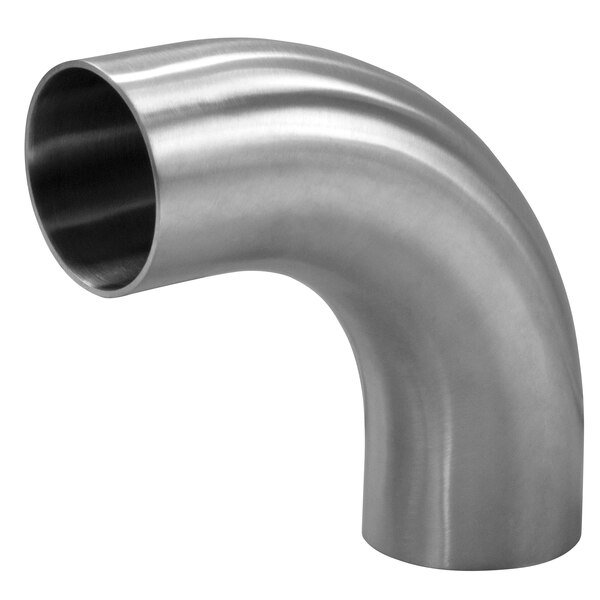 6" Butt Weld End Long 90 Deg. Elbow - 316SS Polished, Steel & Obrien, Mfr#: L2S-6-7-316