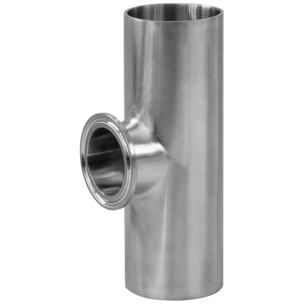 1-1/2" x 3/4" BPE Short Clamp Outlet x Weld Reducing Tee, 316SS SF4, Steel & Obrien, Mfr#: S7RSWWK-1.5X.75-PM-316