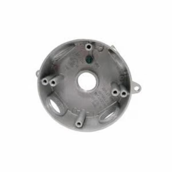 Electrical Box, 15.3 cu in, Round Box Type, Aluminum, Round Shape, Mulberry, Mfr#: 30316W