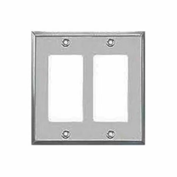Number of Gangs: 2 430 Stainless Steel, Satin Finish, Mulberry, Mfr#: 97402