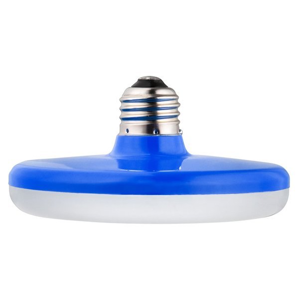 UFO/LED/11W/30K/BLUE LED 11W 50W Equivalent Blue UFO Pendant Fixture Light Bulbs with E26, Sunlite, Mfr#: 80764-SU